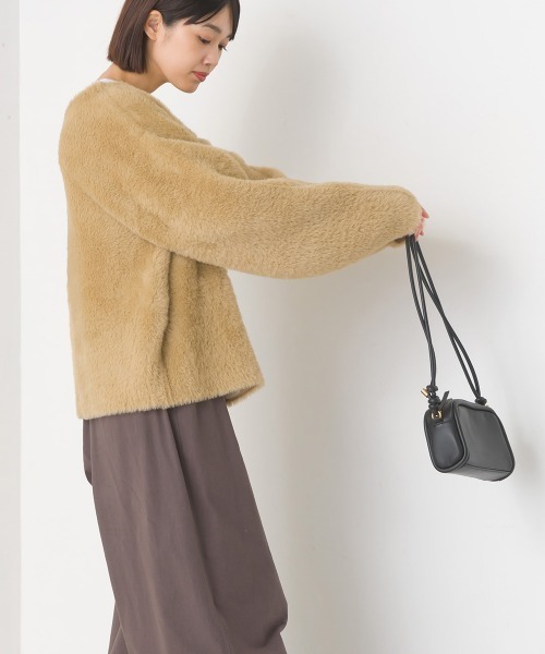 OMNES (オムネス) | フェザーヤーンダブルフェイスカーデ (beige) | トップス カーディガン シンプル 楽天市場】OMNES (オムネス) | フェザーヤーンダブルフェイス