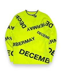 Logo pattern Rib knit
