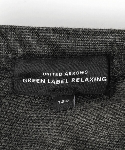 green label relaxing（グリーンレーベルリラクシング）の「スクエア レースエリ ワンピース / キッズ  100cm-130cm（ワンピース・キッズ・ブラック/ダークグレー・100cm/110cm/120cm/130cm）」の16枚目の写真