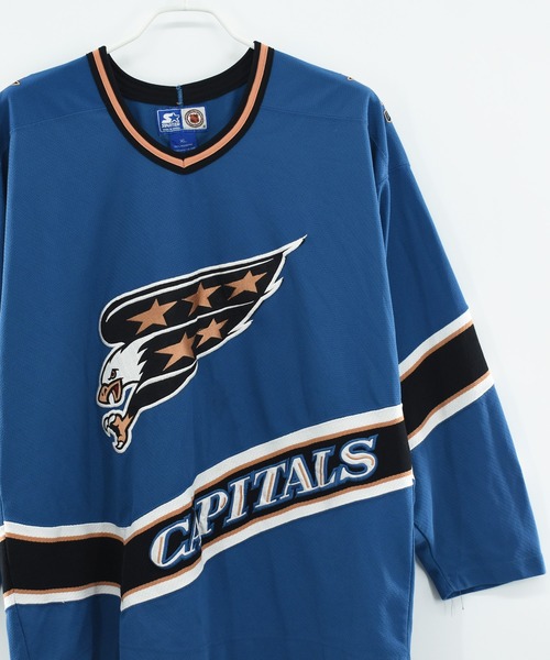 【ヴィンテージ古着】90’s STARTER NHL Washington CAPITALS ゲームシャツ（その他トップス）｜STARTER（スターター） 10,890円