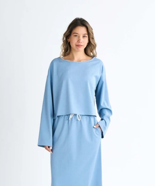ROXY（ロキシー）の「COASTAL ESCAPE L/S/ロキシーショート丈袖ワイドシルエット長袖ロンT（Tシャツ/カットソー・レディース・ブラック系その他/グリーン/ベージュ/ブラック・MEDIUM/SMALL/LARGE）」の10枚目の写真