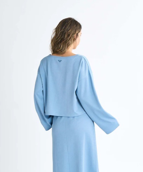 ROXY（ロキシー）の「COASTAL ESCAPE L/S/ロキシーショート丈袖ワイドシルエット長袖ロンT（Tシャツ/カットソー・レディース・ブラック系その他/グリーン/ベージュ/ブラック・MEDIUM/SMALL/LARGE）」の12枚目の写真