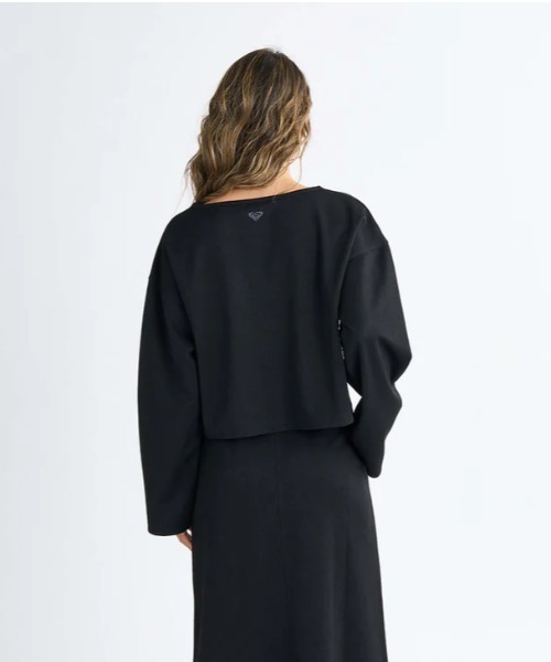 ROXY（ロキシー）の「COASTAL ESCAPE L/S/ロキシーショート丈袖ワイドシルエット長袖ロンT（Tシャツ/カットソー・レディース・ブラック系その他/グリーン/ベージュ/ブラック・MEDIUM/SMALL/LARGE）」の8枚目の写真