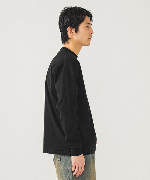 BEAMS（ビームス）の「【別注】UNIVERSAL OVERALL / ロゴ ロングスリーブ Tシャツ（Tシャツ/カットソー・メンズ・ホワイト/ブラック/ネイビー・LARGE/MEDIUM/X-LARGE/SMALL）」の14枚目の写真
