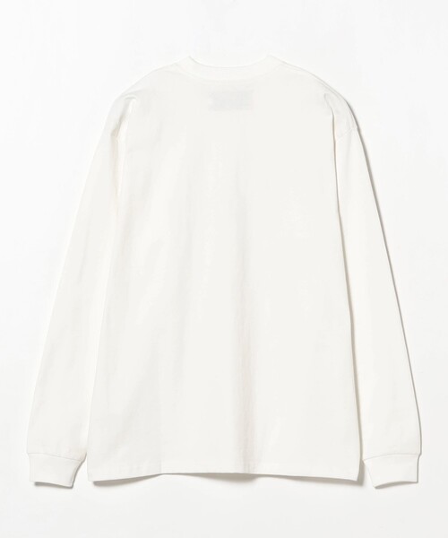 BEAMS（ビームス）の「【別注】UNIVERSAL OVERALL / ロゴ ロングスリーブ Tシャツ（Tシャツ/カットソー・メンズ・ホワイト/ブラック/ネイビー・LARGE/MEDIUM/X-LARGE/SMALL）」の21枚目の写真