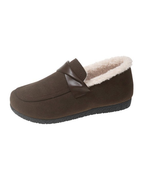 Miniministore(ミニミニストア)の「ファーモカシンシューズ レディース裏起毛(モカシン/デッキシューズ・レディース・ベージュ/ブラウン/ブラック・22.5cm/23.0cm/23.5cm/24.0cm/24.5cm)」の18枚目の写真