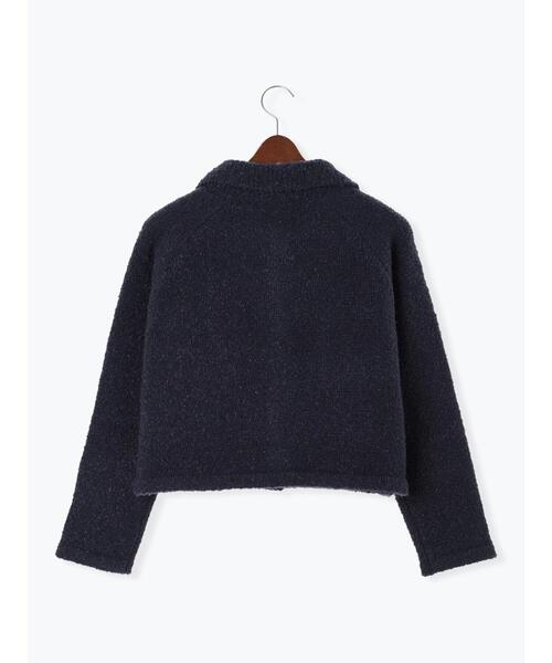 Te chichi(テチチ)の「衿付ニットジャケット(カーディガン/ボレロ・レディース・オフホワイト/ネイビー・F)」の22枚目の写真