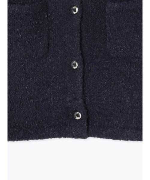 Te chichi(テチチ)の「衿付ニットジャケット(カーディガン/ボレロ・レディース・オフホワイト/ネイビー・F)」の15枚目の写真