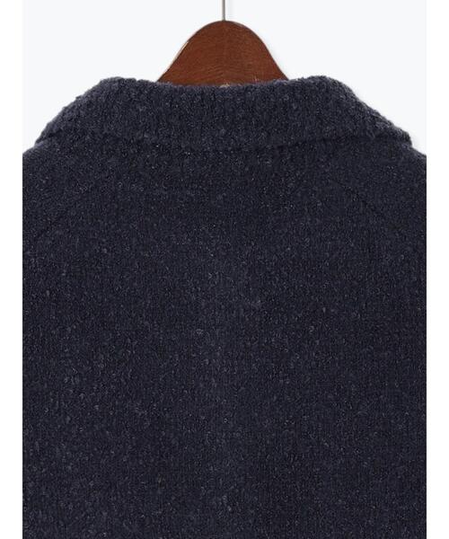 Te chichi(テチチ)の「衿付ニットジャケット(カーディガン/ボレロ・レディース・オフホワイト/ネイビー・F)」の16枚目の写真
