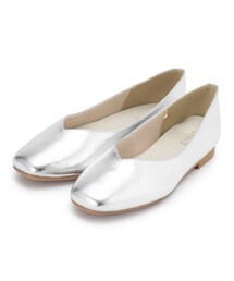 ◆【人間工学】つつまれフィットスクエアトゥフラットパンプス【入卒対応可】