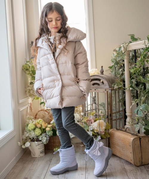 Catherine Cottage（キャサリンコテージ）の「収納式スパイク付きスノーブーツ（ブーツ・キッズ・ライラック/グレー/ネイビー・22/21/20/19/18/17/24/23）」の13枚目の写真