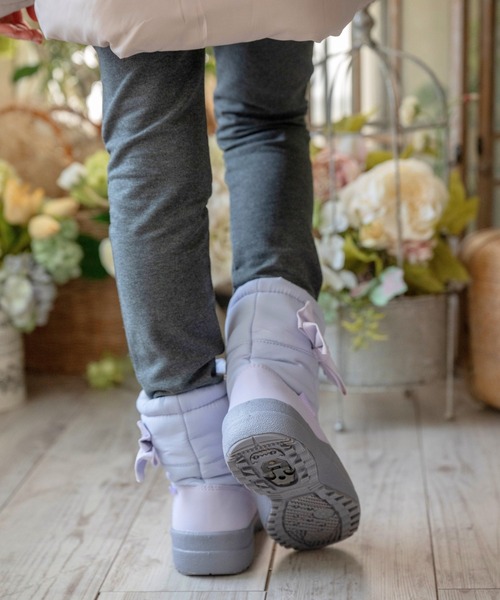 Catherine Cottage（キャサリンコテージ）の「収納式スパイク付きスノーブーツ（ブーツ・キッズ・ライラック/グレー/ネイビー・22/21/20/19/18/17/24/23）」の11枚目の写真