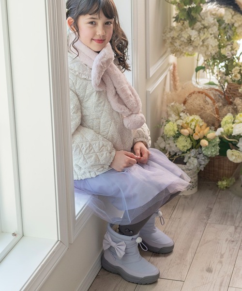 Catherine Cottage（キャサリンコテージ）の「収納式スパイク付きスノーブーツ（ブーツ・キッズ・ライラック/グレー/ネイビー・22/21/20/19/18/17/24/23）」の19枚目の写真