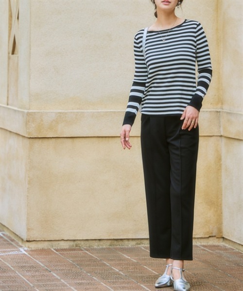 nissen(ニッセン)の「ジレセットアップ(ペプラムジレ+パンツ)(スーツセット・レディース・ブラック/ベージュ・LL/L/M/S/3L)」の13枚目の写真