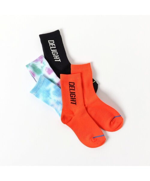 BREEZE（ブリーズ）の「ロゴ・タイダイソックス（ソックス/靴下・キッズ・オレンジ/パープル/ブルー/ブラック・15 /18/21）」の12枚目の写真