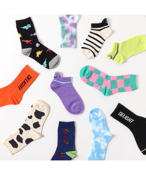 BREEZE（ブリーズ）の「ロゴ・タイダイソックス（ソックス/靴下・キッズ・オレンジ/パープル/ブルー/ブラック・15 /18/21）」の13枚目の写真