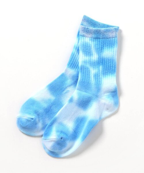 BREEZE（ブリーズ）の「ロゴ・タイダイソックス（ソックス/靴下・キッズ・オレンジ/パープル/ブルー/ブラック・15 /18/21）」の6枚目の写真