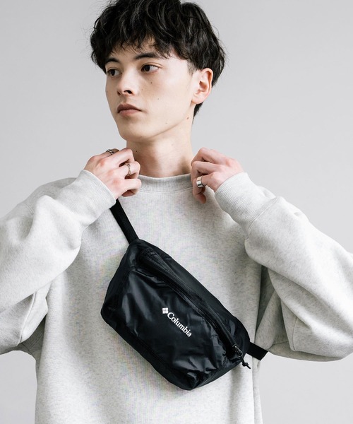 Columbia(コロンビア)の「Columbia コロンビア LIGHT WEIGHT PACKABLE HIPPACK パッカブルボディバッグ ヒップパック(ボディバッグ/ウエストポーチ・メンズ・ブラック/オリーブ・FREE)」の3枚目の写真