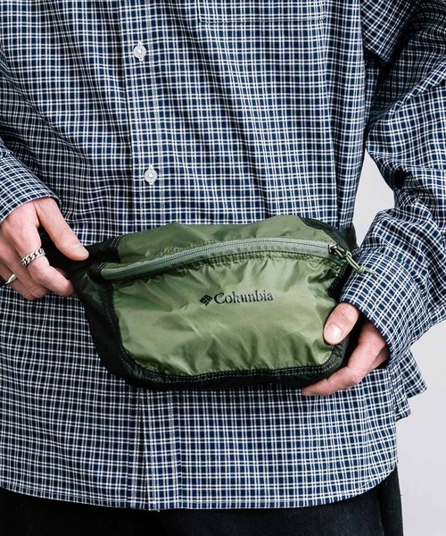 Columbia(コロンビア)の「Columbia コロンビア LIGHT WEIGHT PACKABLE HIPPACK パッカブルボディバッグ ヒップパック(ボディバッグ/ウエストポーチ・メンズ・ブラック/オリーブ・FREE)」の9枚目の写真