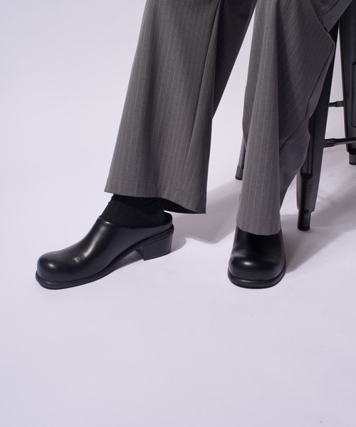 Lui's（ルイス）の「ワイドトゥーミュール（その他シューズ・メンズ・ブラック・43/42/41）」の6枚目の写真