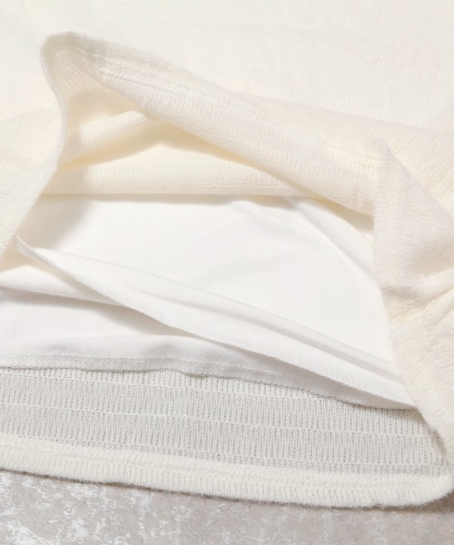 Rejoule（リジュール）の「起毛レースボトルネックトップス（Tシャツ/カットソー・レディース・アイボリー/ブラック・FREE）」の19枚目の写真