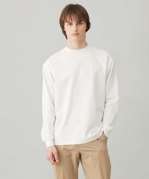 UNFILO(アンフィーロ)の「スマート ストレッチ ロングスリーブTEE(Tシャツ/カットソー・メンズ・ブラック系/グレー系1/ブラック系1/グレー系/ホワイト系/ネイビー系・X-LARGE/SMALL/MEDIUM/LARGE)」の2枚目の写真