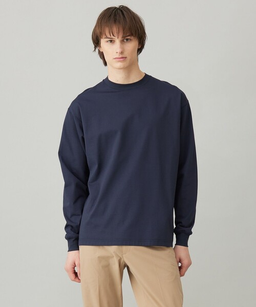 UNFILO(アンフィーロ)の「スマート ストレッチ ロングスリーブTEE(Tシャツ/カットソー・メンズ・ブラック系/グレー系1/ブラック系1/グレー系/ホワイト系/ネイビー系・X-LARGE/SMALL/MEDIUM/LARGE)」の6枚目の写真