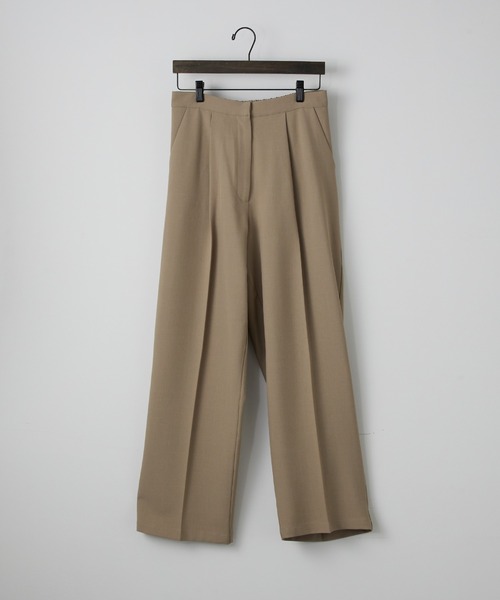 forksy.（フォルクシー）の「【forksy.】【オケージョン対応】ファスナー付きベスト＆シルエットが選べる パンツセット（パンツドレス・レディース・グレー/ブラック/ネイビー・36S/38S/36W/38W）」の22枚目の写真