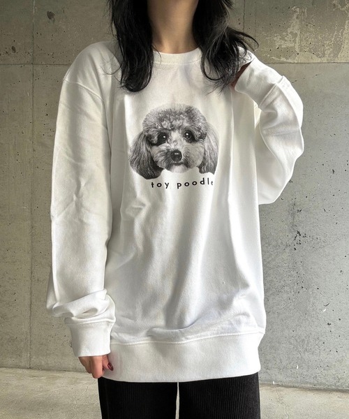 merrylatte（メリーラテ）の「【軽量】アニマルプリントスウェット トレーナー（スウェット・レディース・A/B/C/D/E/F/G・LARGE/SMALL/X-SMALL/X-LARGE）」の2枚目の写真