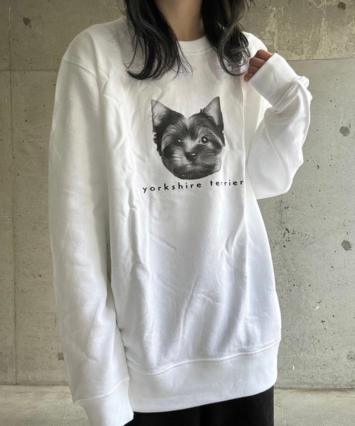 merrylatte（メリーラテ）の「【軽量】アニマルプリントスウェット トレーナー（スウェット・レディース・A/B/C/D/E/F/G・LARGE/SMALL/X-SMALL/X-LARGE）」の3枚目の写真