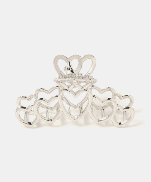 FOREVER 21(フォーエバー トゥエンティーワン)の「ハートヘアクリップ(バレッタ/ヘアクリップ・レディース・シルバー/ゴールド・FREE)」の2枚目の写真