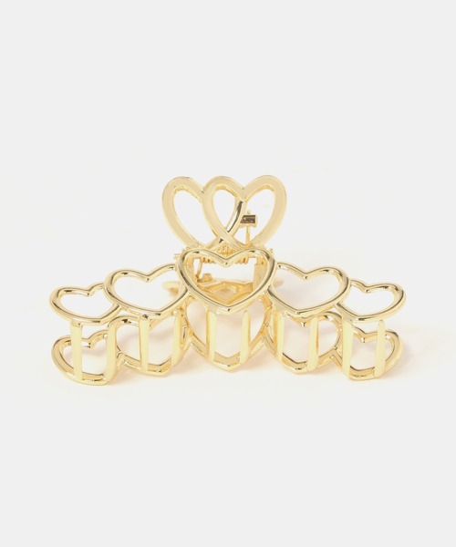 FOREVER 21(フォーエバー トゥエンティーワン)の「ハートヘアクリップ(バレッタ/ヘアクリップ・レディース・シルバー/ゴールド・FREE)」の7枚目の写真