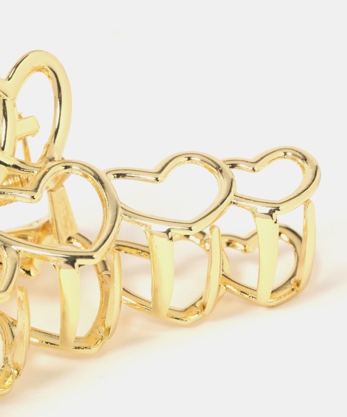 FOREVER 21(フォーエバー トゥエンティーワン)の「ハートヘアクリップ(バレッタ/ヘアクリップ・レディース・シルバー/ゴールド・FREE)」の4枚目の写真