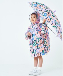 maarook（マルーク）の「レトロフラワー・アートチェックレインコート（レインコート/ポンチョ）」