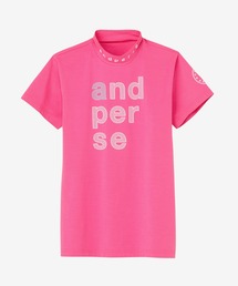 and per seモックネックシャツレディース ピンク 公式】リファインドライ 長袖モックネックシャツ（レディース