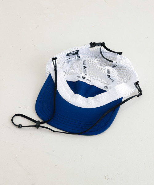 POLeR（ポーラー）の「【POLeR/ポーラー】SUMMER MASH CAP/メッシュキャップ/ストラップ付/ユニセックス（キャップ・メンズ・ネイビー/グリーン/ブラック・フリー）」の10枚目の写真