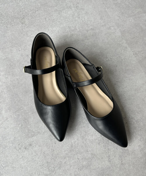 Chez toi（シェトワ）の「メリージューンフラットシューズ（パンプス・レディース・シルバー/ブラック・SMALL/MEDIUM/LARGE）」の13枚目の写真