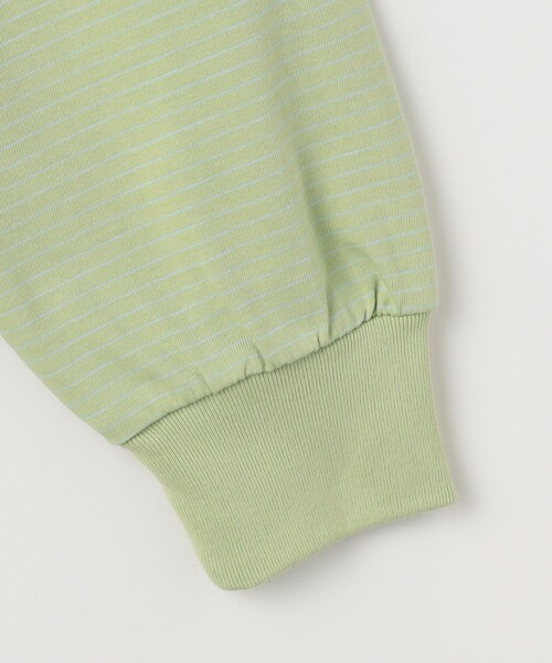 CITEN(シテン)の「<CITEN>ピンボーダーロンT(Tシャツ/カットソー・メンズ・ライム/ブラック/ライトグレー・M/L)」の19枚目の写真