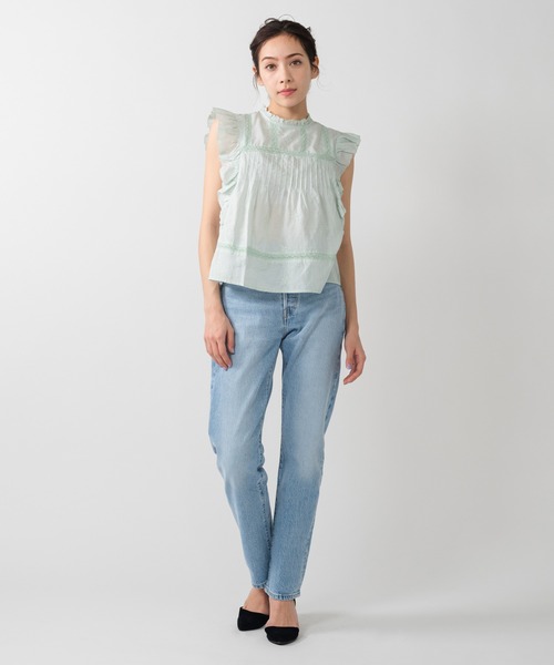 Levi's(リーバイス)の「Levi's/リーバイス ブラウス タンクトップ(シャツ/ブラウス・レディース・グリーン・XS/M/S)」の4枚目の写真