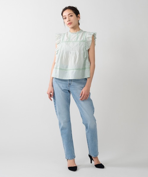 Levi's(リーバイス)の「Levi's/リーバイス ブラウス タンクトップ(シャツ/ブラウス・レディース・グリーン・XS/M/S)」の6枚目の写真