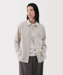無印良品 | 【リメイク】婦人　洗いざらし　ブロードレギュラーカラー長袖シャツ(シャツ/ブラウス)