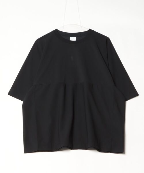 fridge（フリッジ）の「【pre】プレ DOTS AIR JERSEY NEW T OF T（Tシャツ/カットソー・メンズ・ブラック/ネイビー/ブラック系/ホワイト・1/2）」の2枚目の写真