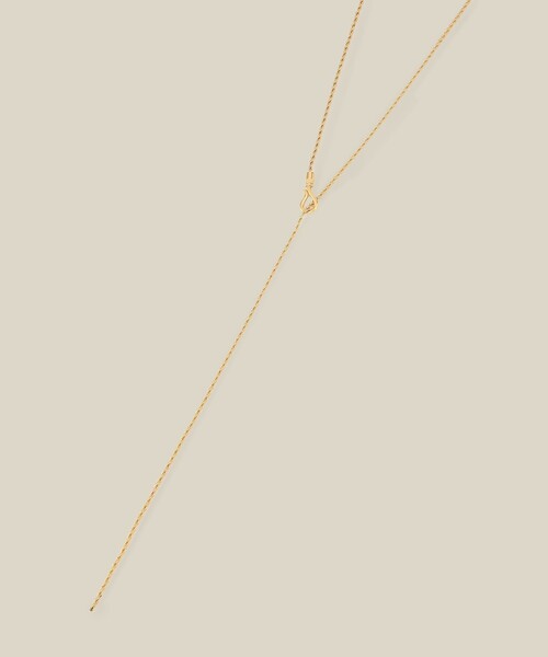 ROPE'（ロペ）の「ロープチェーンラリエット（ネックレス・レディース・ゴールド/シルバー・FREE）」の4枚目の写真