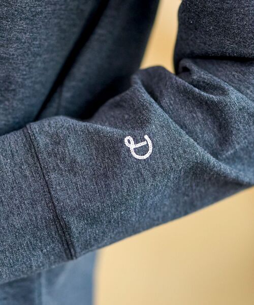 DRESSTERIOR(ドレステリア)の「【セットアップ可】ドライタッチ ハイカウントジップパーカ(パーカー・メンズ・ブラック/カーキ/ダークグレー・90/91/92/94)」の22枚目の写真