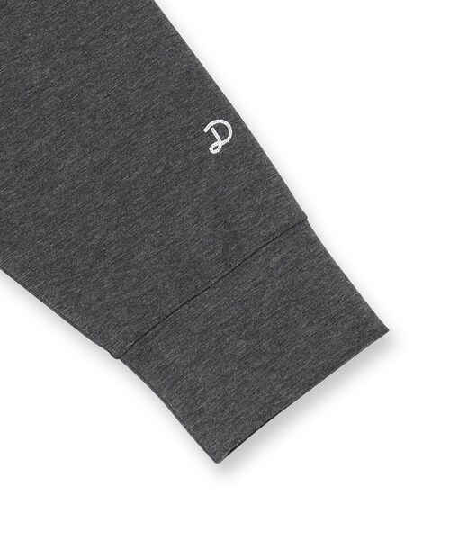 DRESSTERIOR(ドレステリア)の「【セットアップ可】ドライタッチ ハイカウントジップパーカ(パーカー・メンズ・ブラック/カーキ/ダークグレー・90/91/92/94)」の9枚目の写真