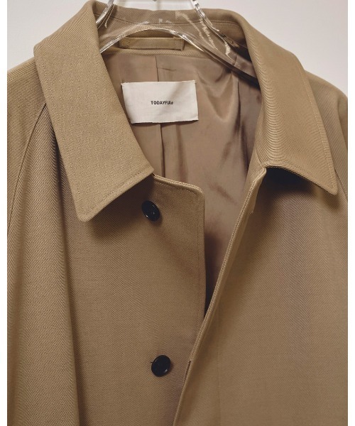 Raglan Twill Coat（ステンカラーコート）｜TODAYFUL（トゥデイフル