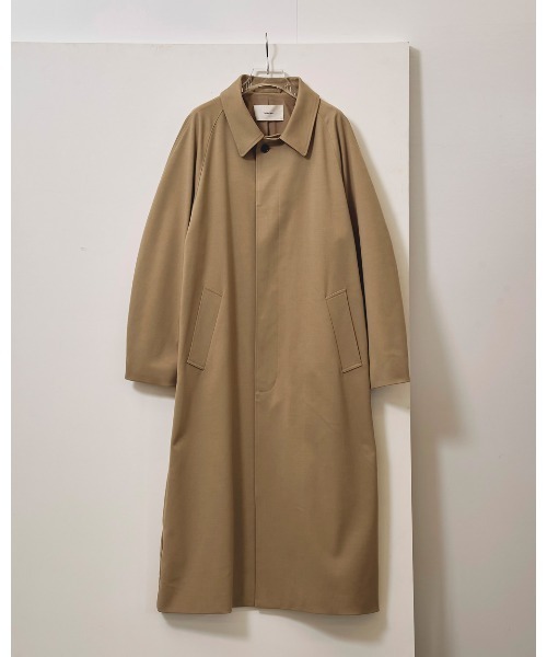 todayfulベージュ ロングコート Raglan Twill Coat（ステンカラーコート）｜TODAYFUL（トゥデイフル