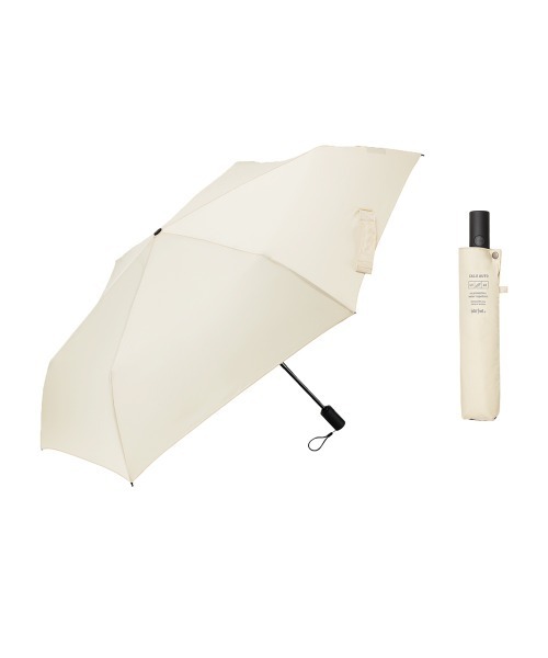 Waterfront（ウォーターフロント）の「カルオート 折 60cm 自動開閉傘 雨傘（折りたたみ傘・メンズ・ブラック/ホワイト/グレー/ブルー/グリーン/ダークネイビー/ベージュ・FREE）」の5枚目の写真
