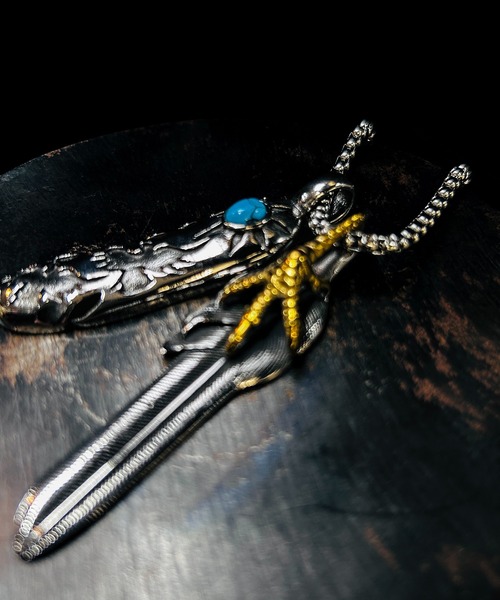 インディアンジュエリー ネックレス フェザー ターコイズ 信仰メッセージ刻印 BFF ブランド フェザーネックレス メンズ シルバー925