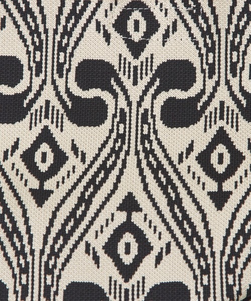 CUBE SUGAR（キューブシュガー）の「ナイロンジャガード柄巾着ミニトートバッグ（トートバッグ・レディース・ナチュラル/ブラック/ブルー・M）」の21枚目の写真